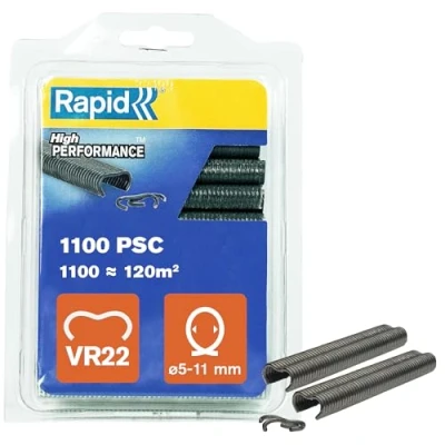 Afbeelding van Rapid Hekwerk Hogringen VR22 1.100 Stuks Grijs 5001333