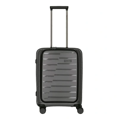 Afbeelding van Travelite Air Base 4 Wiel Trolley S Front Pocket anthracite Harde Koffer