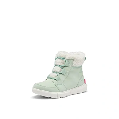 Afbeelding van Sorel Explorer II Carnaval gezellige waterdichte casual winterlaarzen voor dames, Groene Zee Sprite X Zeezout, 40 EU