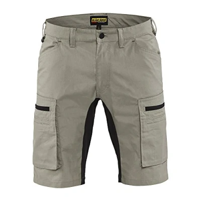 Afbeelding van Blaklader Service short stretch 1449 1845 Stone/Zwart C50