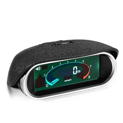 Afbeelding van JoyFan Auto toerenteller, LCD 50 9999 tpm, universele digitale motor, toerentalmeter voor auto&#039;s, aanhangers, schepen, graafmachines, bouwvoertuigen, heftrucks