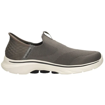 Afbeelding van Skechers GO WALK 7 Sneakers laag, Heren, Maat: 47, Grau Leer