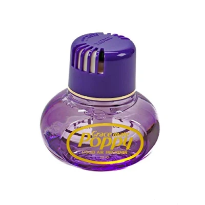 Afbeelding van Luchtverfrisser Poppy, met kleefpad, geurinhoud 150 ml, kamergeur, vrachtwagen, auto, boot, camper, kantoor, geur lavendel
