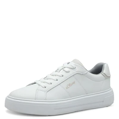 Afbeelding van s.Oliver Lage sneakers voor dames, wit, maat 37 EU, EU