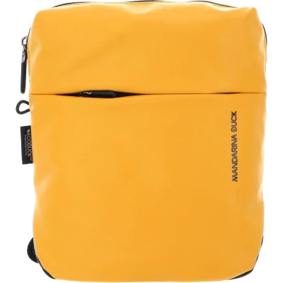 Afbeelding van MANDARINA Duck Schoudertas Eco Coated Crossover Yellow Donkergeel