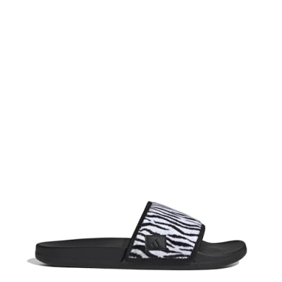 Afbeelding van adidas Adilette Comfort Slides uniseks volwassene Teenslipper, Core Black Ftwr, 47 1/3 EU