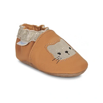 Afbeelding van Robeez Wild Kitten, Camel slipschoen, 19/20 EU, Kameel., EU