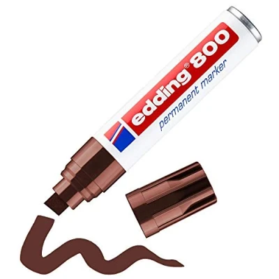 Afbeelding van Edding 800 Permanent Marker Bruin