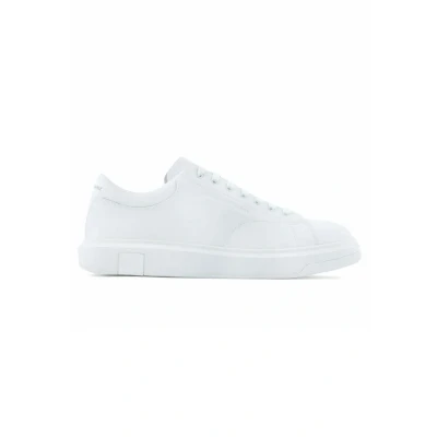 Afbeelding van Armani Exchange Venice met logo op Platform Sole sneakers voor heren, OP.White, 45,5 EU