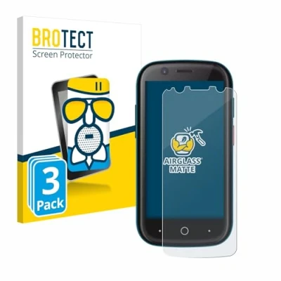 Afbeelding van BROTECT Antireflecterende Glas Screen Protector Mat voor Unihertz Jelly 2 (3 Stuks) Schermbeschermer [Beschermglas Folie niet Gehard Glas]