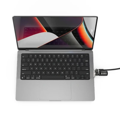Afbeelding van Compulocks &quot;DE LEGDE&quot; Beveiligingsadapter voor MacBook Pro M1/M2 14&quot; met combi beveiligingskabel
