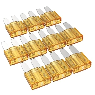 Afbeelding van AUPROTEC Micro 2 autozekeringen platte steekzekeringen MikrOTO II 5 30 A selectie: lichtbruin, 10 stuks