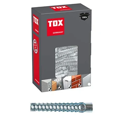 Afbeelding van TOX Metalen klauwpluggen Tiger 6 x 32 mm, 100 stuks, 039100011