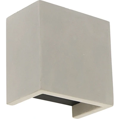 Afbeelding van QAZQA Industriële wandlamp beton Meave