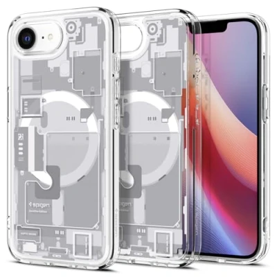 Afbeelding van Spigen Ultra Hybrid Zero One iPhone 16E Hoes Wit