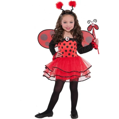 Afbeelding van Amscan (997655) Ballerina Bug kostuum voor meisjes (3 4 jaar)