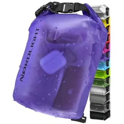 Afbeelding van Drybag en waterdichte tas 2l, 5l, 10l, 15l, 20l, 30l rugzak Roltopsluiting schouderriem Zwemmen, baden, strand, kanoën, peddelsurfen, duiken