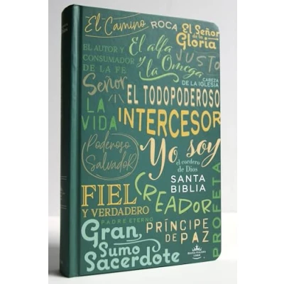 Afbeelding van Biblia RVR 1960 letra grande tamaño manual, con nombres de Dios / Spanish Bible Handy Size Large Print, Names