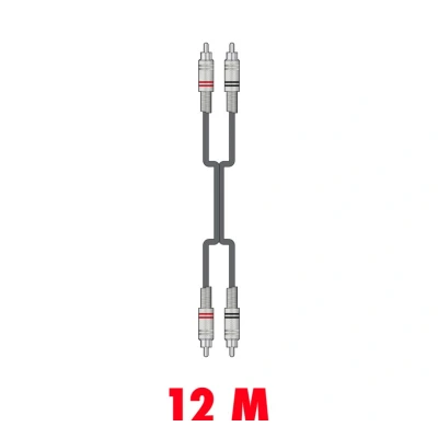Afbeelding van akkoord 2R 2R1200 12 m Twin RCA lood