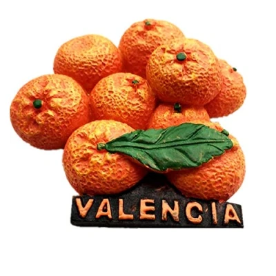 Afbeelding van 3D oranje van Valencia Spanje Koelkast Magnet,Home &amp; Keuken Decoratie sticker,Spanje Magneet toeristische souvenir geschenk