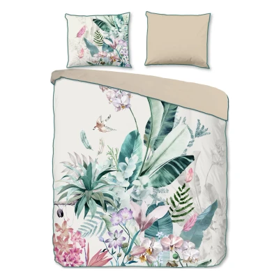 Afbeelding van Dekbedovertrek Descanso Verdi Multi Satijn 140 x 200 / 220 cm 1 Persoons