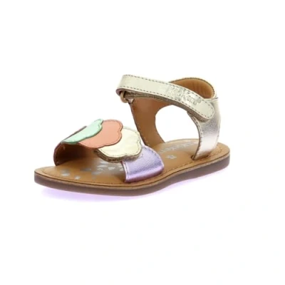 Afbeelding van Kickers Dyastar Sandalen voor kinderen, Maat: 29, Gold coloured Leer