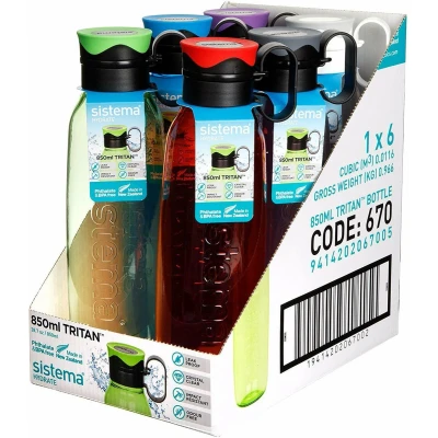 Afbeelding van Sistema Hydrate drinkfles Tritan Traverse 850ml