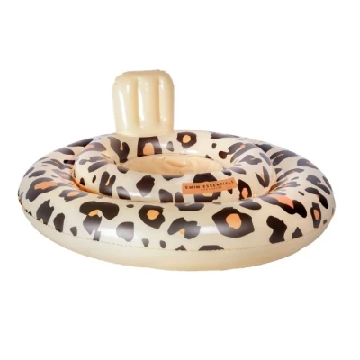 Afbeelding van Swim Essentials Baby Float 0 1 jaar Beige Panterprint