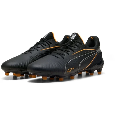 Afbeelding van KING ULTIMATE FG/AG voetbalschoenen, Zwart/Zilver, Maat 38 PUMA