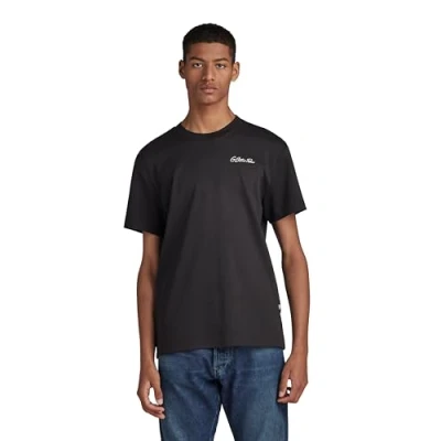 Afbeelding van G STAR Heren Multi Graphic T shirt, Zwart (Dk Black D23897 c812 6484), XL