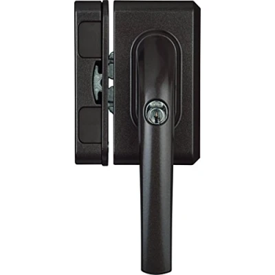Afbeelding van ABUS Window extra beveiliging FO500N AL0089 raamslot met drukcilinder, gelijksluitend veiligheidsniveau 10 71322 bruin