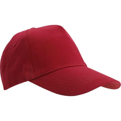 Afbeelding van SOLS Unisex Buzz 5 Panel Baseball Cap (Rood)