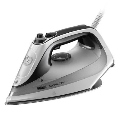 Afbeelding van Braun SI7149WB WT/ZW TexStyle7 Pro Stoomstrijkijzer Zwart/Wit