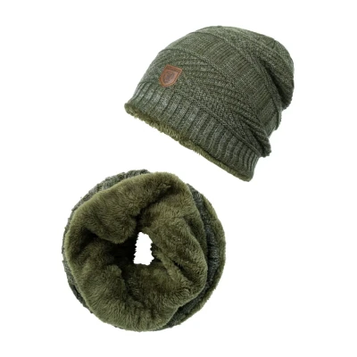 Afbeelding van Indicode Jeans SET Sjaal, Maat: One Size, Dark green