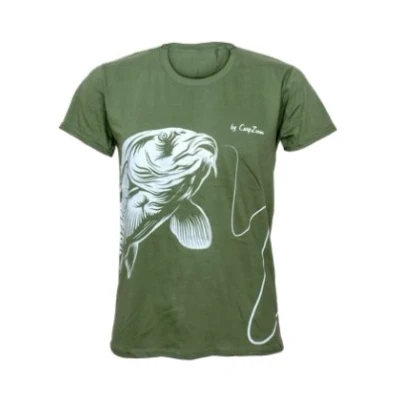 Afbeelding van Carp Zoom T shirt Green L Vis