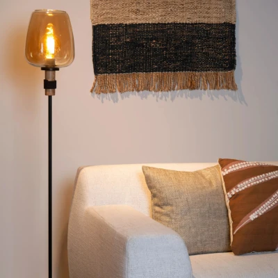 Afbeelding van Lucide ILONA Vloerlamp Ø 34 cm 1xE27 Amber