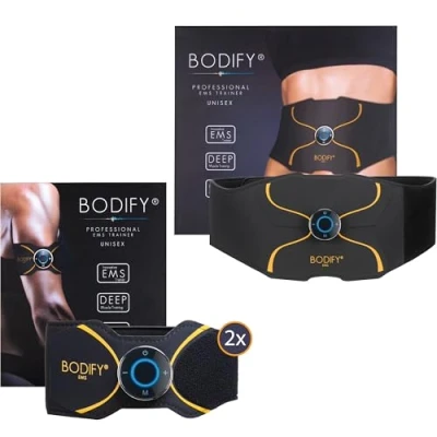 Afbeelding van Bodify® 3in1 EMS Trainingsset Pro Gerichte spierstimulatie! Full body spieropbouw Stimulatie apparaat buik arm been spieren spiertrainer voor mannen en vrouwen HET ORIGINEEL