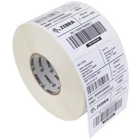 Afbeelding van Zebra 880247 025D (Z Ultimate 3000T) Etiket Zwart op wit (51 mm x 25 mm) 12 rollen
