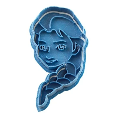 Afbeelding van Cuticuter Frozen Elsa koekjessnijder, kunststof, blauw