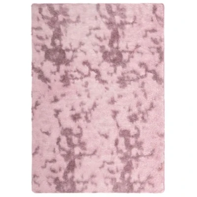 Afbeelding van vidaXL Vloerkleed hoogpolig 240x340 cm polyester roze