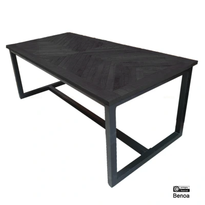 Afbeelding van Jax Dining Table Black 160