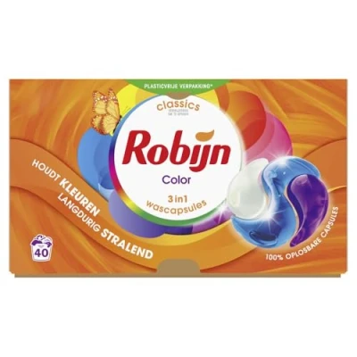 Afbeelding van Robijn Wascapsules 3 in 1 Color 40 stuks