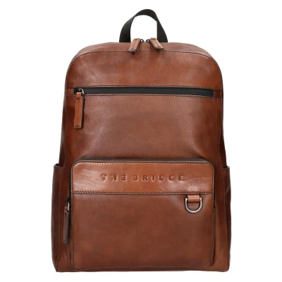 Afbeelding van The Bridge Damiano backpack brown Laptoptas