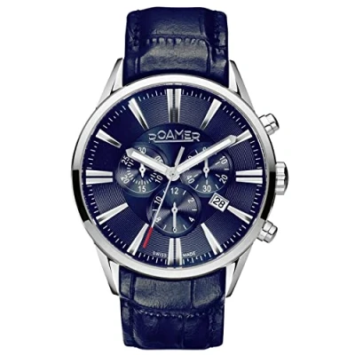 Afbeelding van Roamer Men&#039;s Analogue Swiss Quartz Movement Watch with Leather Strap 508837 41 45 05