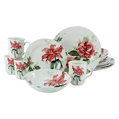 Afbeelding van CreaTable Combi servies Rosmarijn (set, 16 delig)