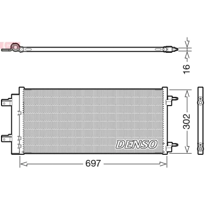Afbeelding van Denso Airco condensor DCN20044