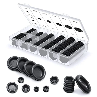 Afbeelding van YYWEi 170 delige rubberen stop, afdichtringen, O ring, assortiment, sluitdoppen, blindstop, sluitringen, wasmachine voor mechanische pluggen, auto, machine, waterleiding, pomp