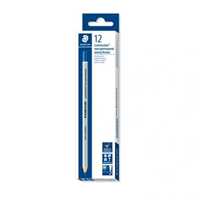 Afbeelding van Staedtler LumoColor Omnichrom 108 Blauwe niet permanente droge marker