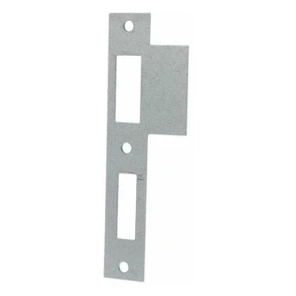 Afbeelding van Nemef Sluitplaat rechthoekig 127 x 23,3/43,8 mm RVS geborsteld passend bij artikel 1264, 1266 en 1269