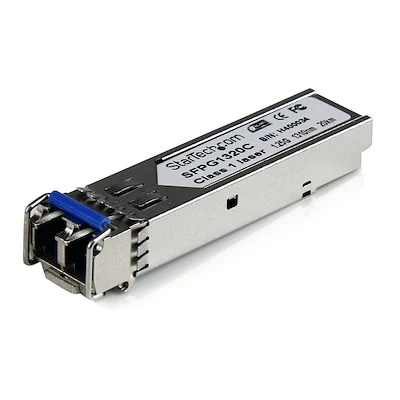 Afbeelding van StarTech.com Cisco compatibele gigabit glasvezel SFP zendontvangermodule SM LC met DDM 20 km (mini G